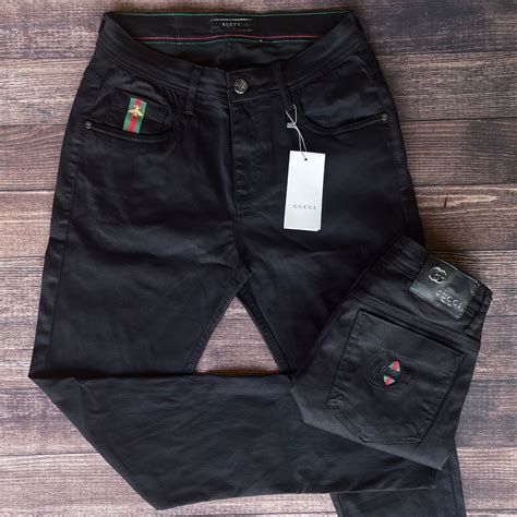 calça jeans gucci masculina|Gucci denim jeans.